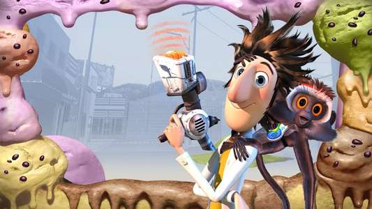 Cloudy with a Chance of Meatballs - Backdrop