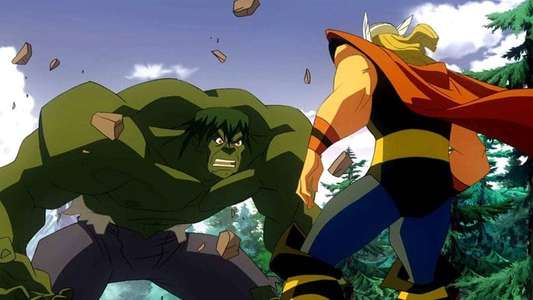 Hulk vs. Thor - Backdrop