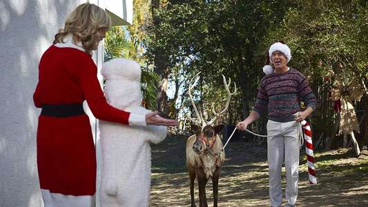 I'll Be Next Door for Christmas - Backdrops