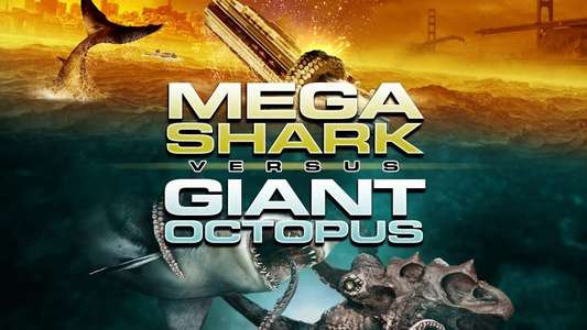 Mega Shark vs Giant Octopus - Backdrop