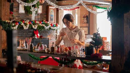 A Snow White Christmas - Backdrop