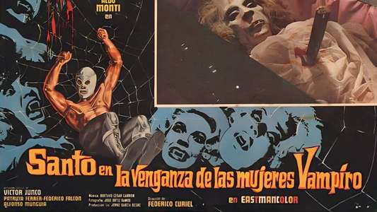 Santo in the Revenge of the Vampire Women - Backdrop