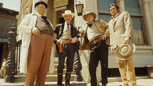 The Over The Hill Gang Rides Again - Backdrop