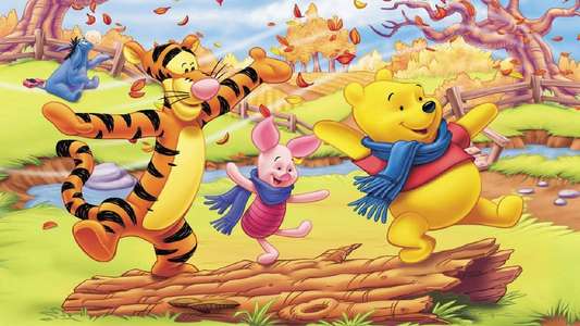 Winnie the Pooh and the Blustery Day - Backdrops