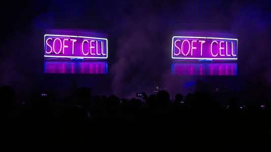 Soft Cell: Say Hello  Wave Goodbye - Backdrop