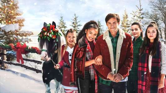 Free Rein: The Twelve Neighs of Christmas - Backdrop