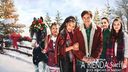Free Rein: The Twelve Neighs of Christmas - Backdrop