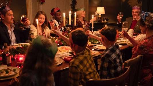 Surviving Christmas - Backdrop
