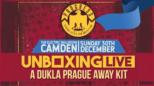 PROGRESS Chapter 82: Unboxing Live - A Dukla Prague Away Kit - Backdrop