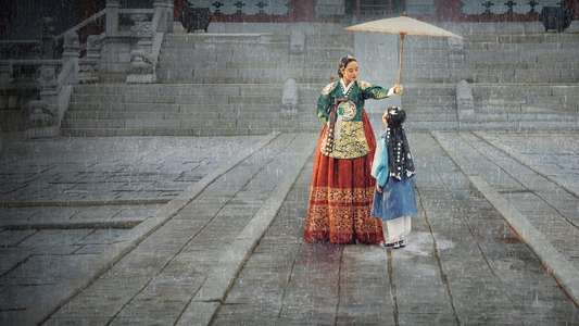Under the Queen's Umbrella - Backdrops
