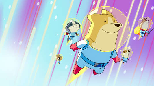  Dogs in Space - Backdrop