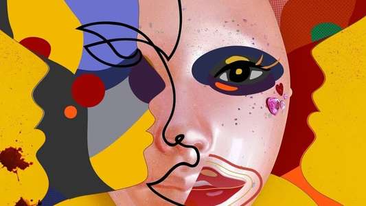 Mask Girl - Backdrops