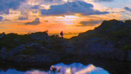 Stars in the Sky: A Hunting Story - Backdrop