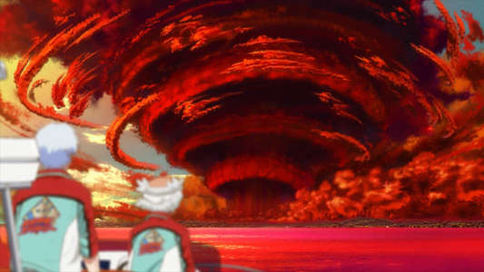 Godzilla Singular Point - Backdrops