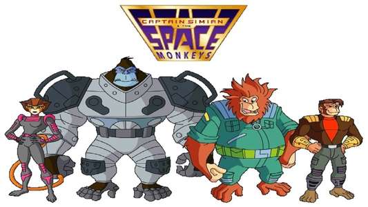 Captain Simian & the Space Monkeys - Backdrop