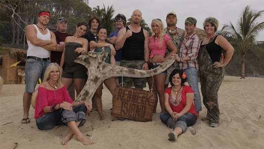 Redneck Island - Backdrop