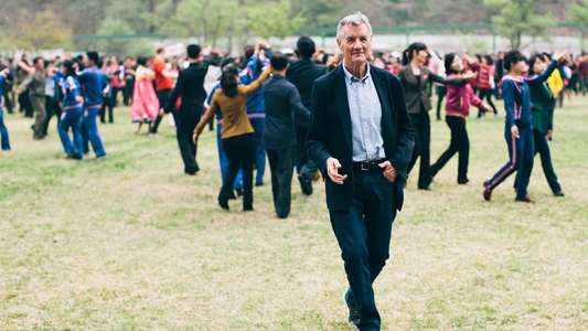 Michael Palin in North Korea - Backdrops