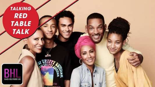 Red Table Talk - Backdrop