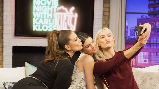 Movie Night with Karlie Kloss - Backdrop