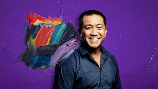 Anh's Brush with Fame - Backdrop