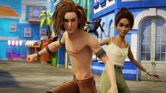 Tarzan and Jane - Backdrops