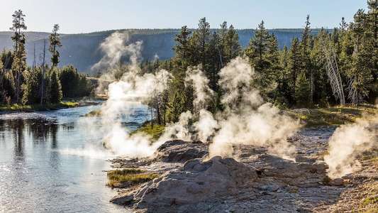 Yellowstone: Wildest Winter to Blazing Summer - Backdrop