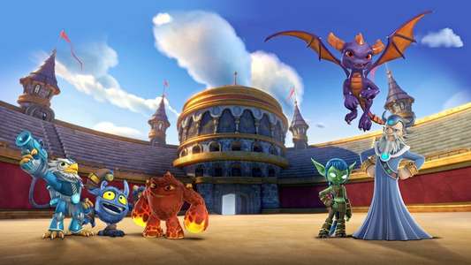 Skylanders Academy - Backdrop