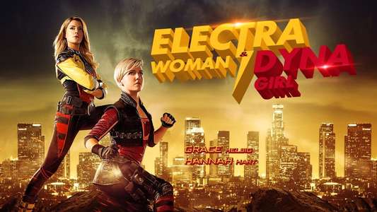 Electra Woman and Dyna Girl - Backdrop