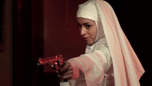 Nude Nuns with Big Guns - Backdrop