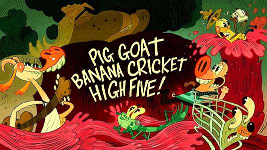 Pig Goat Banana Cricket - Backdrops