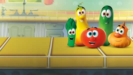 VeggieTales In The House - Backdrop
