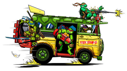 Teenage Mutant Ninja Turtles - Backdrops