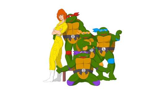 Teenage Mutant Ninja Turtles - Backdrops