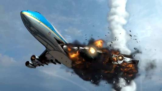 Alistair MacLean's Air Force One Is Down - Backdrop