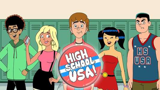 High School USA! - Backdrop