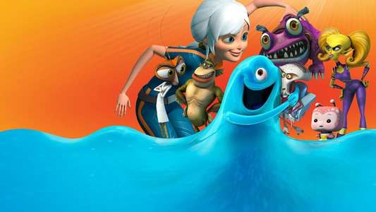 Monsters vs. Aliens - Backdrop