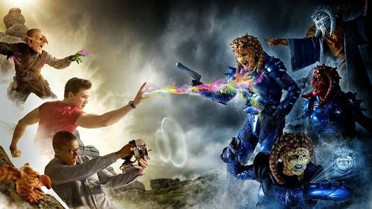 Wizards vs Aliens - Backdrop