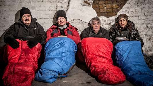 Famous  Rich and Homeless - Backdrop