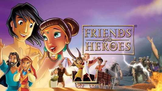 Friends and Heroes - Backdrop
