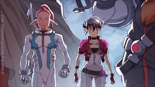 Ōban Star-Racers - Backdrops