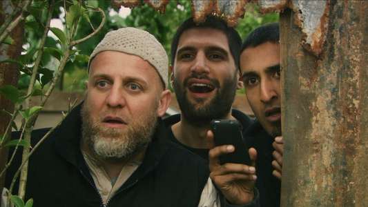 Four Lions - Backdrop
