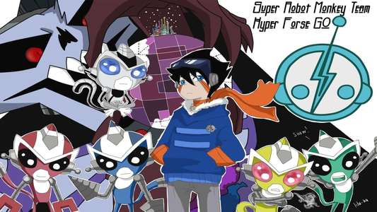 Super Robot Monkey Team Hyperforce Go! - Backdrops