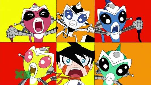 Super Robot Monkey Team Hyperforce Go! - Backdrops