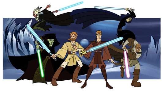 Star Wars: Clone Wars - Backdrops
