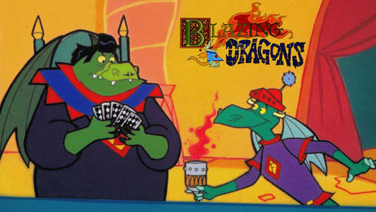 Blazing Dragons - Backdrop