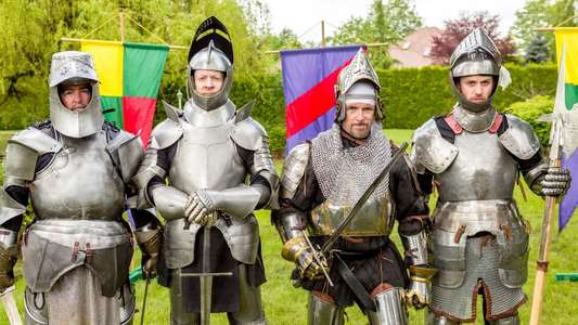 Garage Sale Mystery: Murder Most Medieval - Backdrop