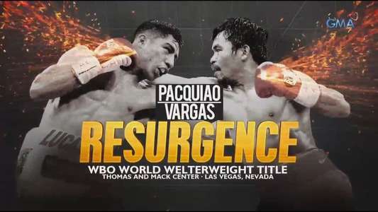 Manny Pacquiao vs. Jessie Vargas - Backdrop