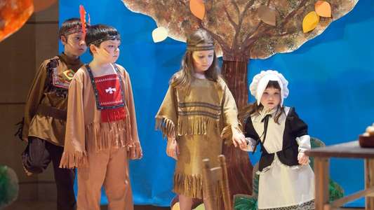 A Family Thanksgiving - Backdrop