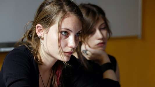 Young Girls in Black - Backdrop