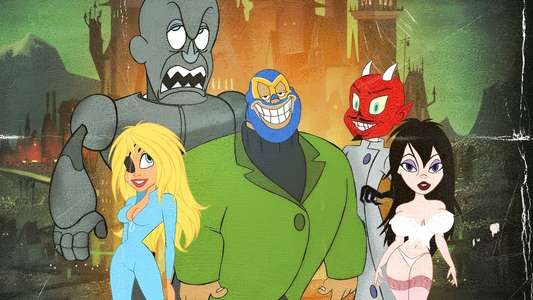 The Haunted World of El Superbeasto - Backdrop